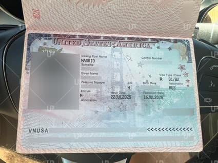 Виза США