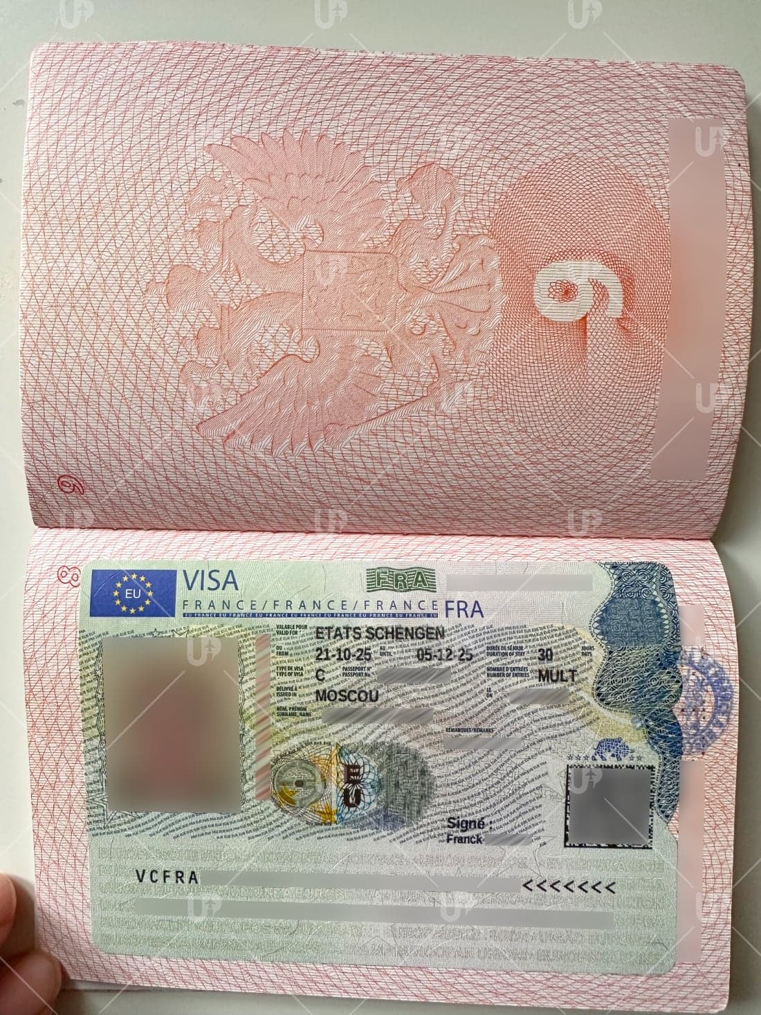 Виза Франции