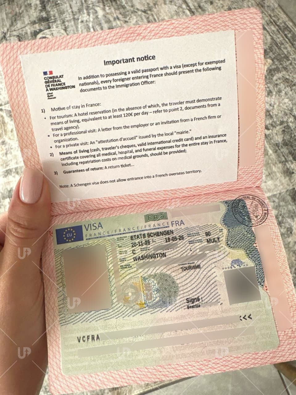 Виза Франции