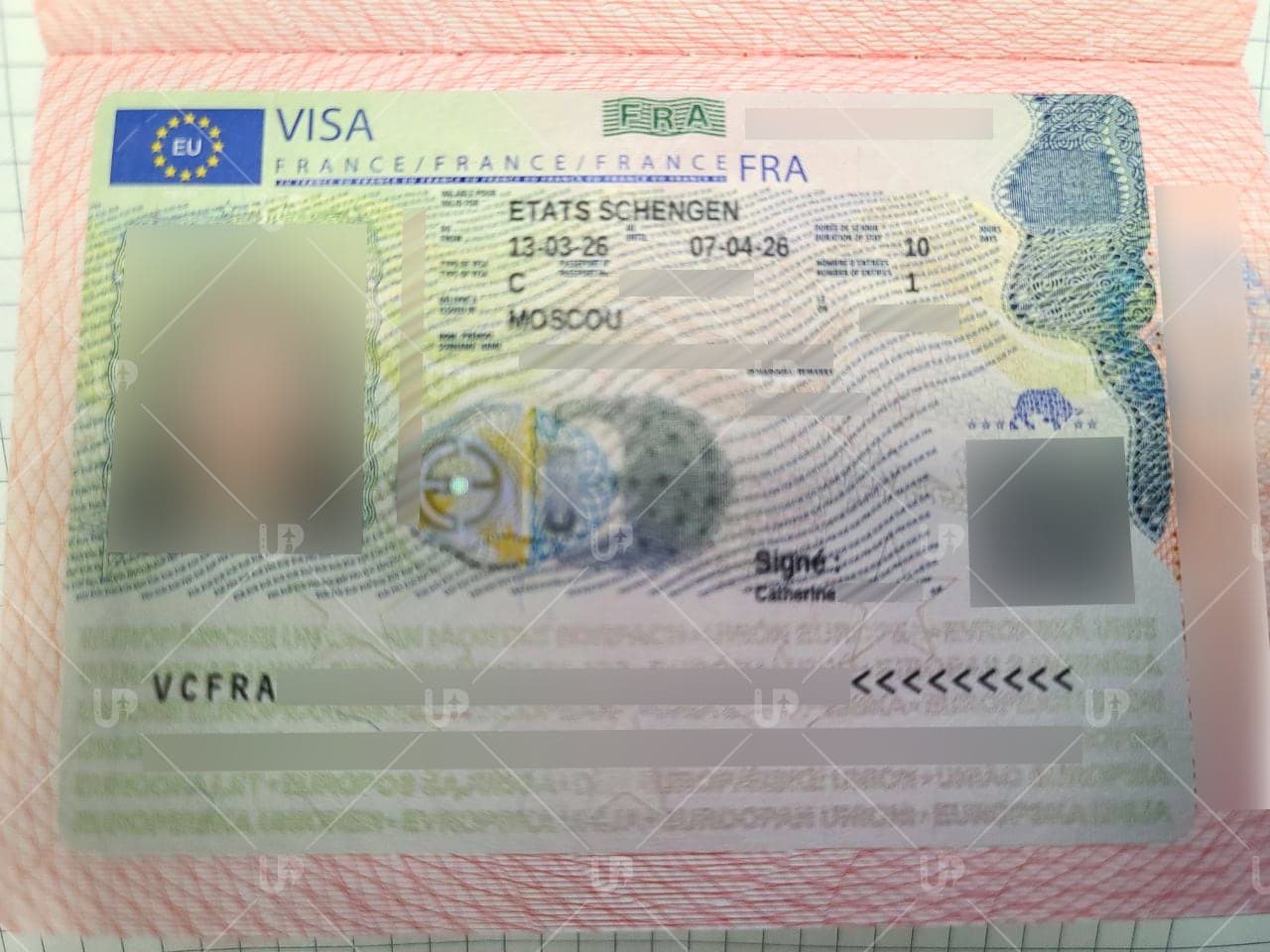 Виза Франции