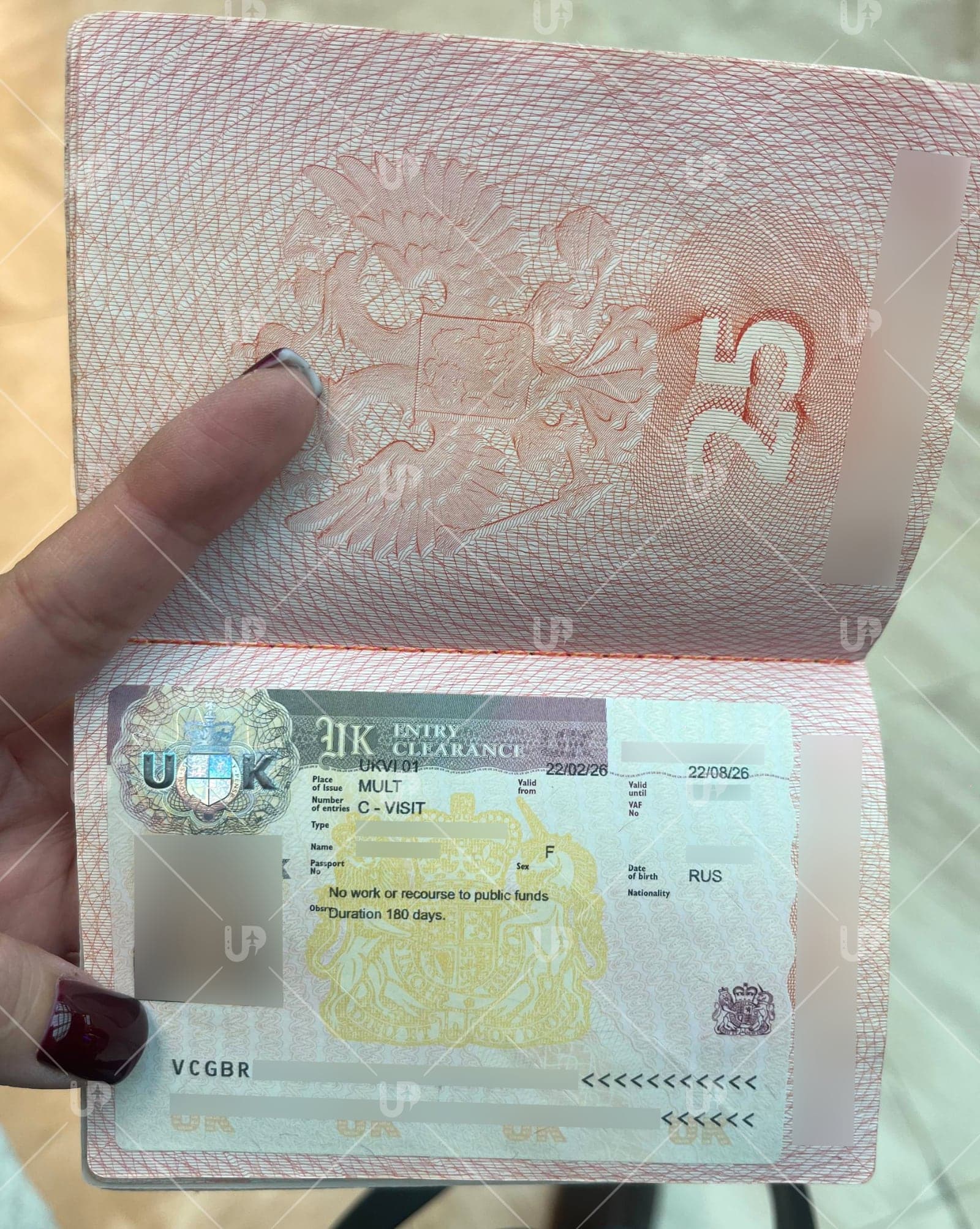 Виза Великобритании