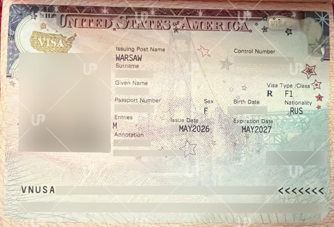 Виза США